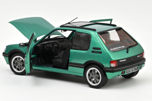 Peugeot 205 GTi Griffe with windowroof 1991 grûn| Norev | 1:18
