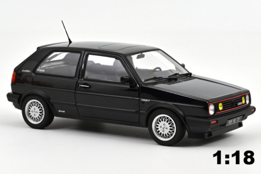 VW Golf GTI Match 1989 schwarz metallic | Norev | 1:18