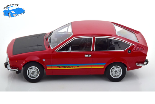 Alfa Romeo GTV 2000 Turbodelta 1979 rot/mattschwarz | KK-Scale | 1:18