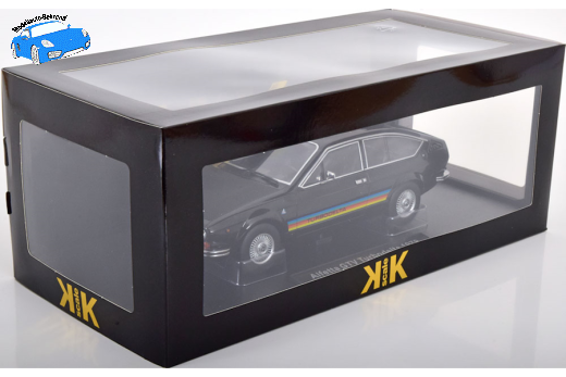 Alfa Romeo GTV 2000 Turbodelta 1979 schwarz/mattschwarz | KK-Scale | 1:18