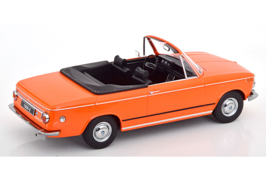 BMW 1600-2 Cabrio 1968 orange | KK-Scale | 1:18