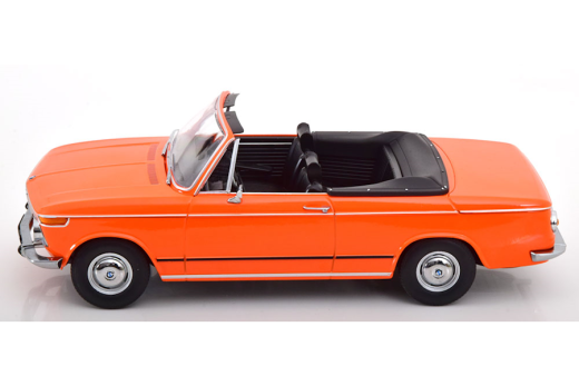 BMW 1600-2 Cabrio 1968 orange | KK-Scale | 1:18