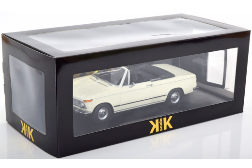 BMW 1600-2 Cabrio 1968 weiß | KK-Scale | 1:18