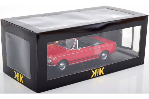 BMW 2002 Cabrio 1968 rot | KK-Scale | 1:18