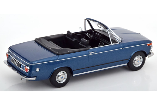 BMW 2002 Cabrio 1968 dunkelblau-metallic | KK-Scale | 1:18