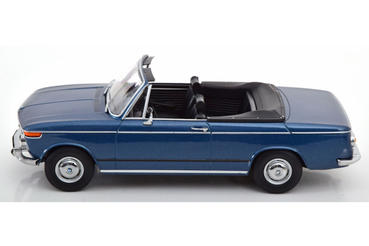 BMW 2002 Cabrio 1968 dunkelblau-metallic | KK-Scale | 1:18