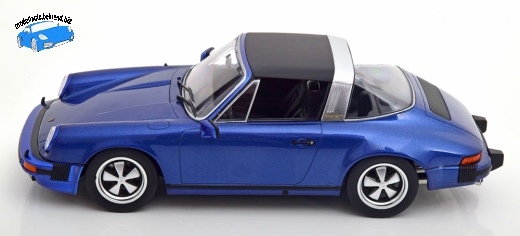 Porsche 911 Carrera 3.0 Targa 1977 blaumetallic KK-Scale 1:18