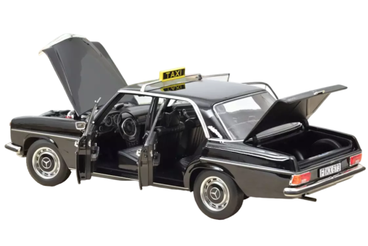 Mercedes-Benz 200 1968 Taxi schwarz| Norev | 1:18