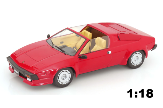 Lamborghini Jalpa 3500 mit abnehmbarem Hardtop 1982 rot | KK-Scale | 1:18