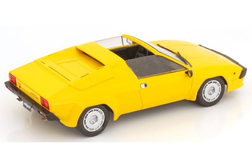 Lamborghini Jalpa 3500 mit abnehmbarem Hardtop 1982 gelb | KK-Scale | 1:18
