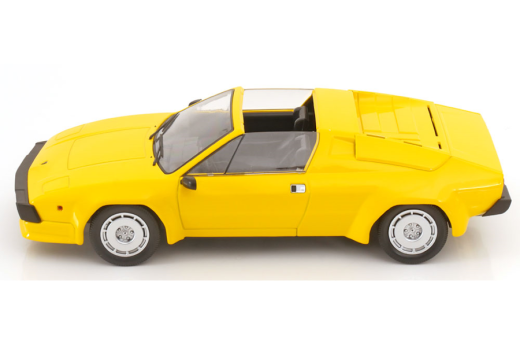 Lamborghini Jalpa 3500 mit abnehmbarem Hardtop 1982 gelb | KK-Scale | 1:18