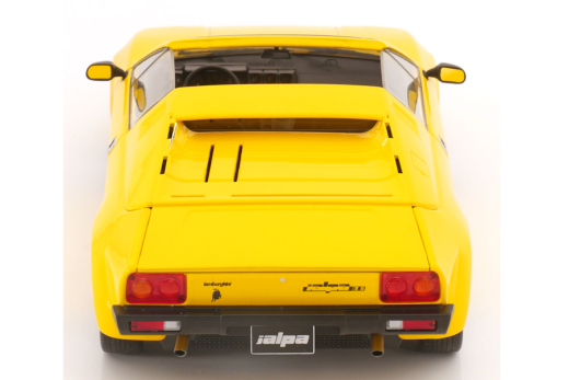Lamborghini Jalpa 3500 mit abnehmbarem Hardtop 1982 gelb | KK-Scale | 1:18