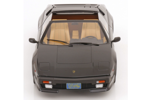 Lamborghini Jalpa 3500 mit abnehmbarem Hardtop 1982 schwarz | KK-Scale | 1:18