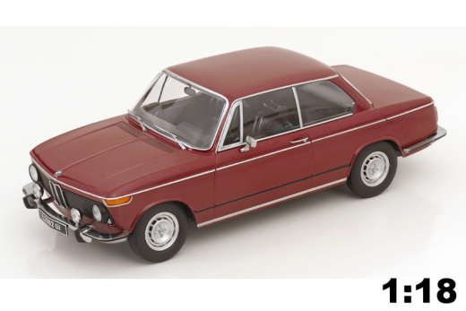 BMW L2002 tii 2.Serie 1974 dunkelrot-metallic | KK-Scale | 1:18