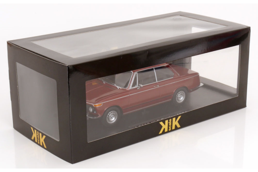 BMW L2002 tii 2.Serie 1974 dunkelrot-metallic | KK-Scale | 1:18