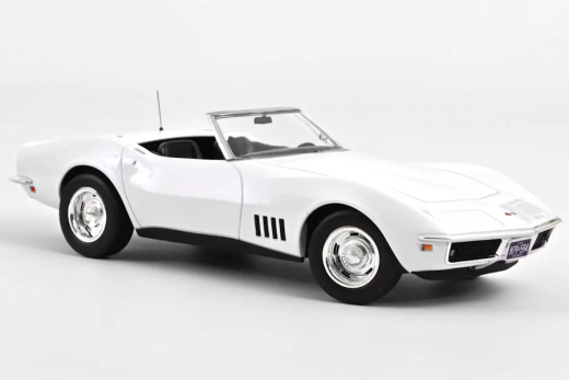 Chevrolet Corvette Cabrio 1969 Can Am Weiß | Norev | 1:18