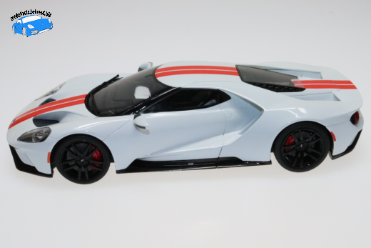Ford GT 2017 GT-Spirit 1:18 Defekt: Sprung in Frontscheibe, Spiegel abgerissen