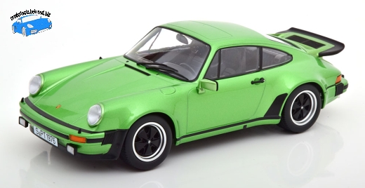Porsche 911 (930) Turbo 3.0 grünmetallic KK-Scale 1:18
