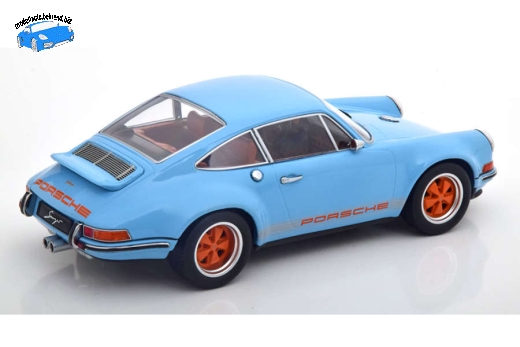 Singer Porsche 911 Coupe hellblau/orange | KK-Scale | 1:18