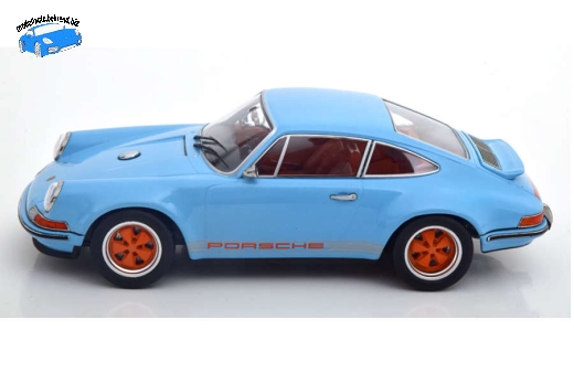 Singer Porsche 911 Coupe hellblau/orange | KK-Scale | 1:18