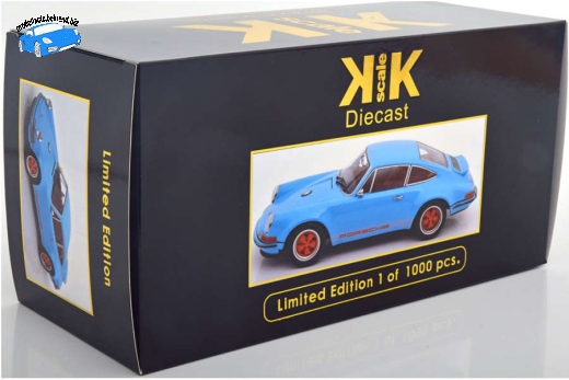 Singer Porsche 911 Coupe hellblau/orange | KK-Scale | 1:18