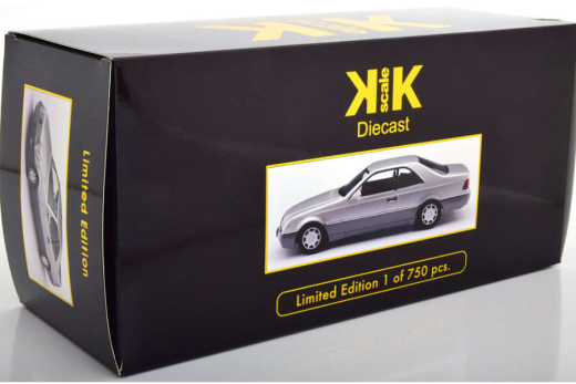 Mercedes 600 SEC C140 1992 silber KK-Scale 1:18