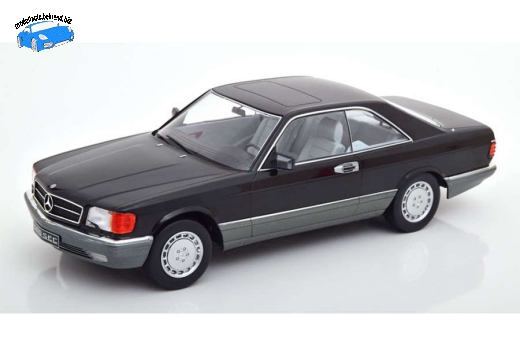 Mercedes 560 SEC C126 1985 schwarz KK-Scale 1:18