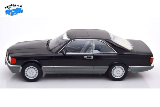 Mercedes 560 SEC C126 1985 schwarz KK-Scale 1:18
