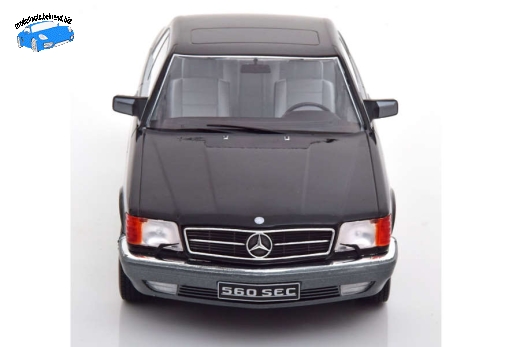 Mercedes 560 SEC C126 1985 schwarz KK-Scale 1:18