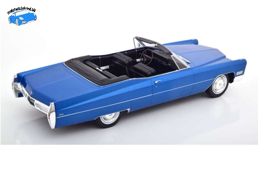 Cadillac DeVille Convertible 1967 blaumetallic | KK-Scale | 1:18