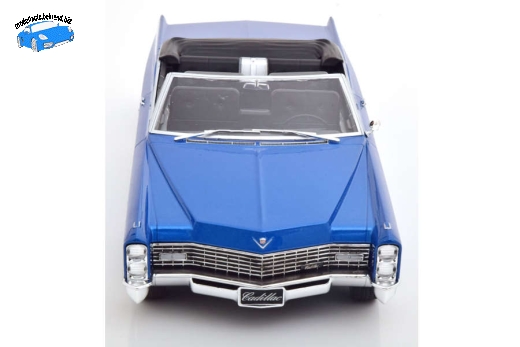 Cadillac DeVille Convertible 1967 blaumetallic | KK-Scale | 1:18
