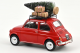 Fiat 500 L 1968 Rot Weihnachten | Norev | 1:18