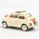 Fiat 500 L 1968 Elfenbein Hochzeit | Norev | 1:18