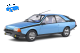 Renault Fuego GTS blau | Solido | 1:18