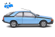 Renault Fuego GTS blau | Solido | 1:18