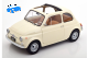 Fiat 500 1968 creme | KK-Scale | 1:12