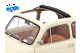 Fiat 500 1968 creme | KK-Scale | 1:12
