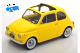 Fiat 500 1968 gelb | KK-Scale | 1:12