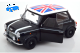 Mini Cooper LHD schwarz/weiß/Union Jack | KK-Scale | 1:12