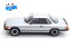 Mercedes 500 SLC 6.0 AMG C107 1985 silber/matt-schwarz | KK-Scale | 1:18
