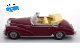 Mercedes 300 SC W188 Cabrio 1957 dunkelrot | KK-Scale | 1:18