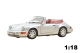 Porsche 911 Carrera 2 Cabrio 1990 silber | Norev | 1:18