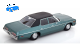 Dodge Monaco Vinyl Dach 1974 grünmetallic/schwarz | KK-Scale | 1:18