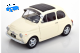 Fiat 500 F Custom 1968 creme | KK-Scale | 1:12