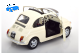 Fiat 500 F Custom 1968 creme | KK-Scale | 1:12