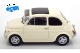 Fiat 500 F Custom 1968 creme | KK-Scale | 1:12