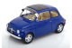 Fiat 500 F Custom 1968 dunkelblau | KK-Scale | 1:12