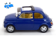 Fiat 500 F Custom 1968 dunkelblau | KK-Scale | 1:12