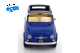 Fiat 500 F Custom 1968 dunkelblau | KK-Scale | 1:12