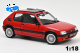 Peugeot 205 GTi 1.9 PTS deco 1991 vallelunga rot | Norev | 1:18